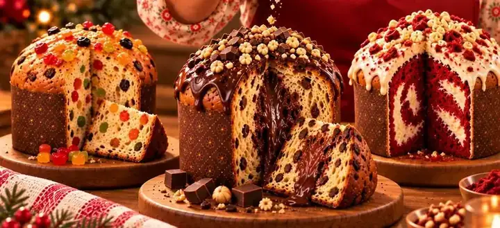 Panetones e chocotones recheados da Dona Flor